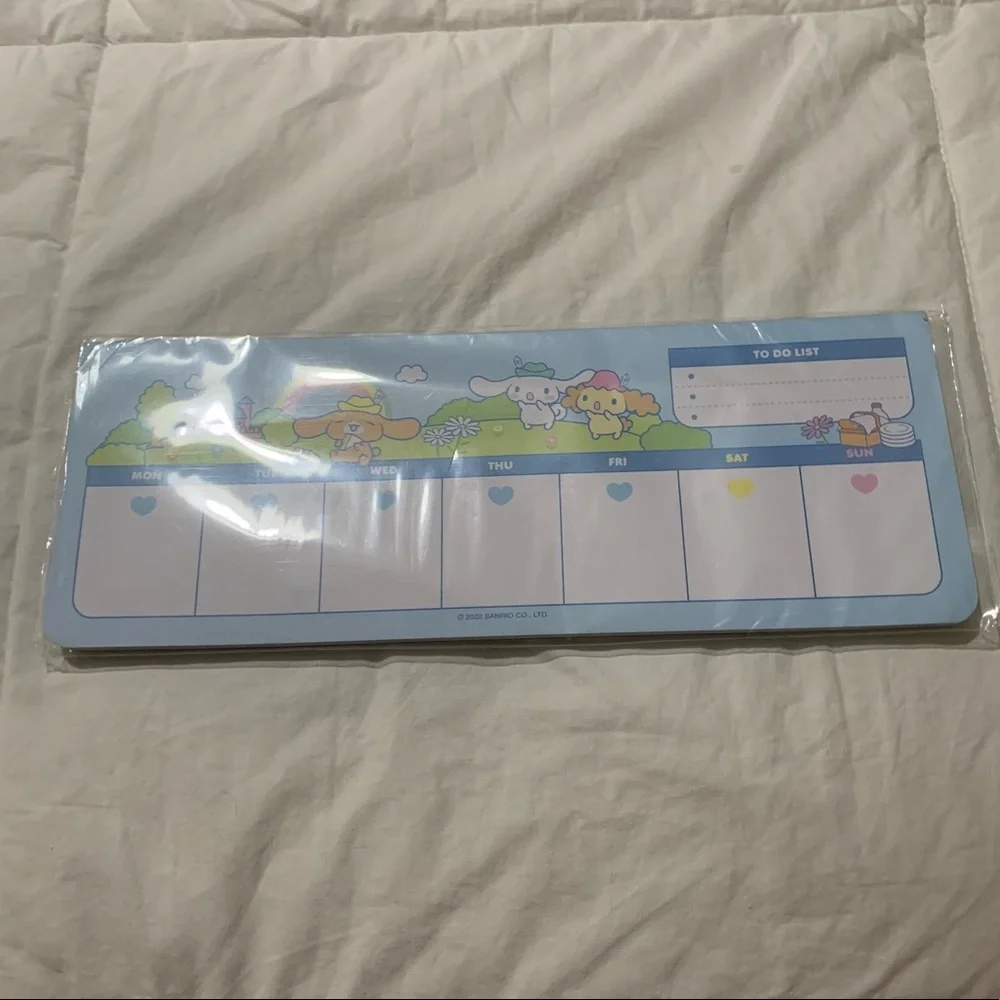 Blue Cinnamoroll Sanrio Weekly Planner Pad